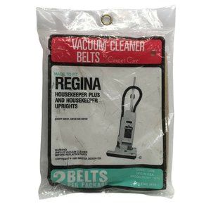 Regina Housekeeper Plus Upright Vacuum Cleaner Belts Carpet Care 2 Count